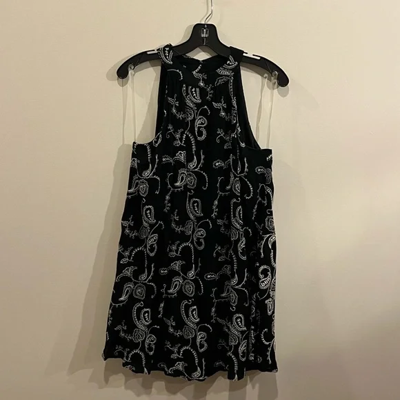 Entro Dresses | Entro Black Embroidered Dress | Color: Black/White | Size: S | Schatze14's Closet